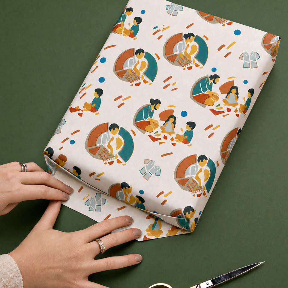 Artful Wrapping Paper
